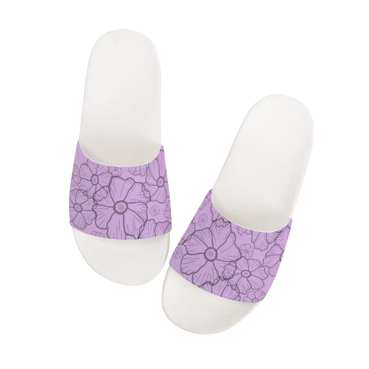 Pillow Slippers - Purple Sandals for Men and Women