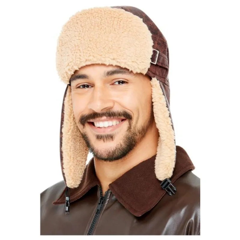 Pilot Flying Hat, Brown