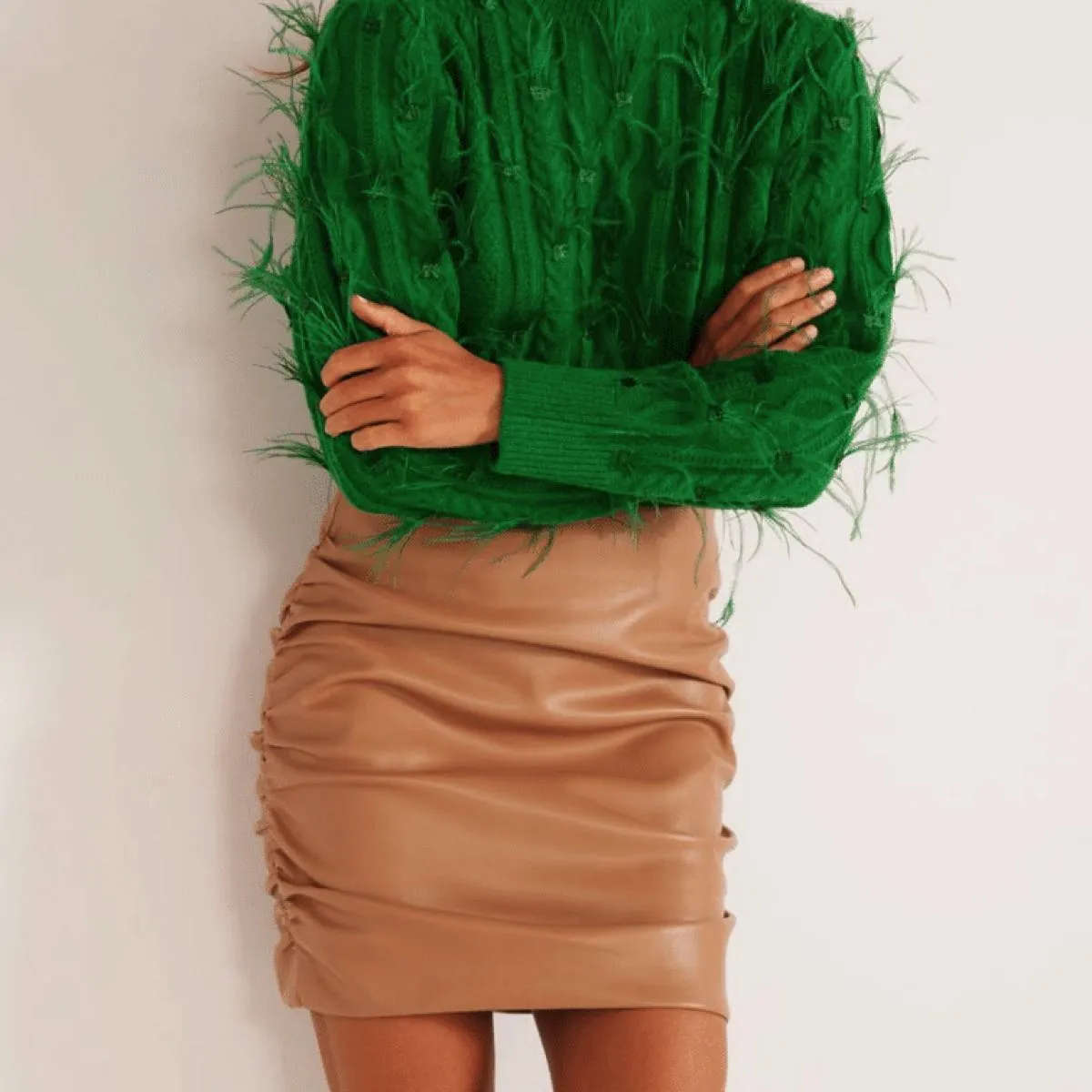 Piper Pu Mini Skirt