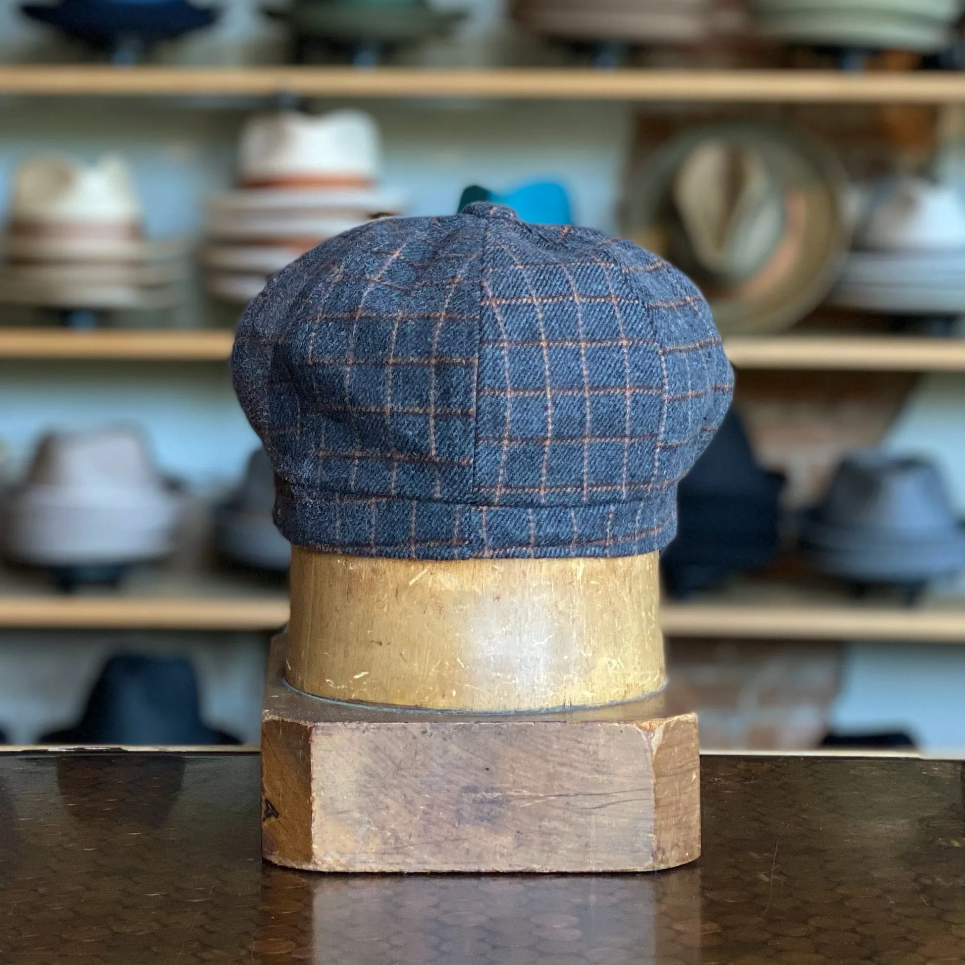 Plaid Bakerboy Cap