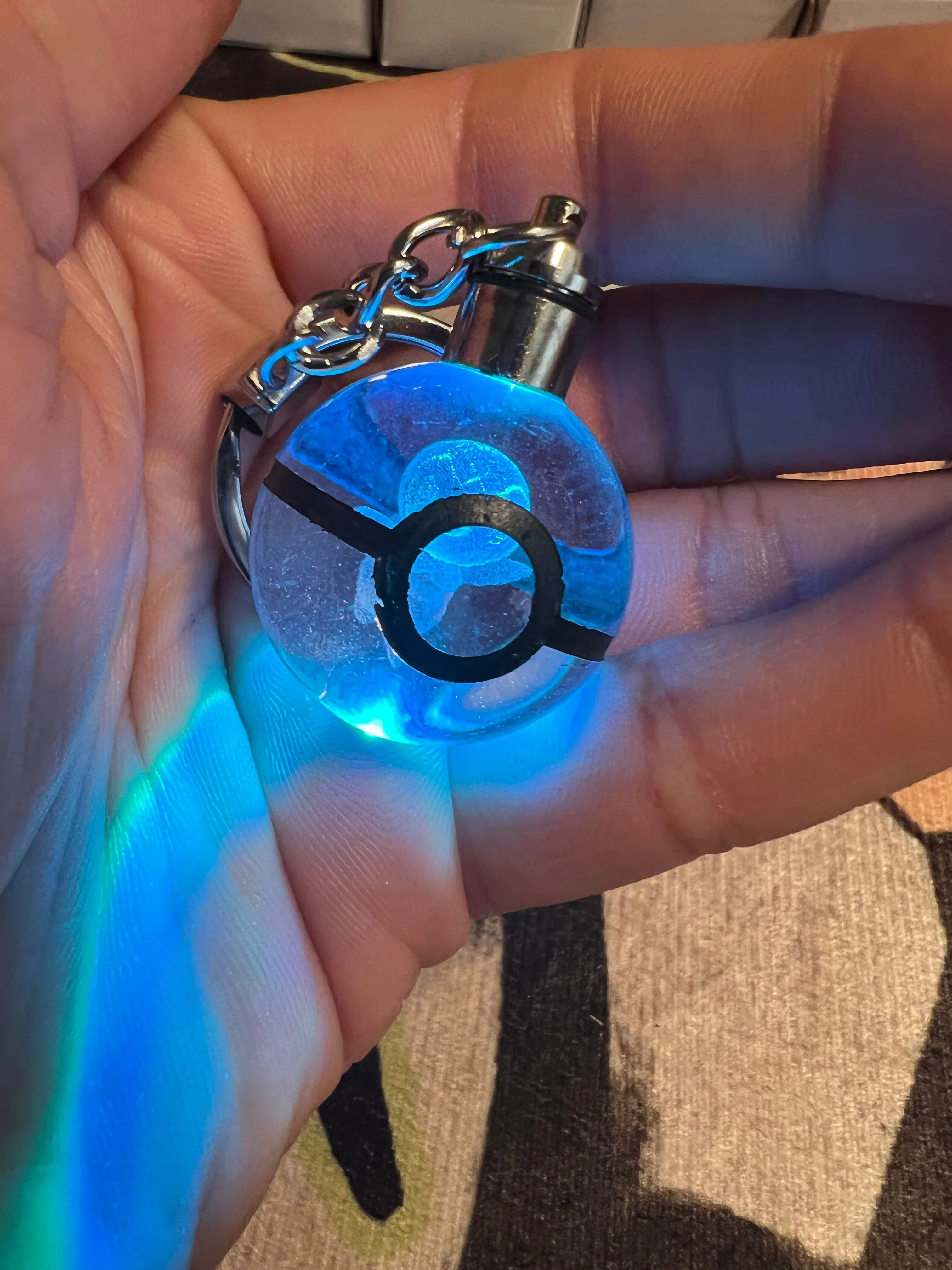 Pokemon Piplup LED Light Up Keychain