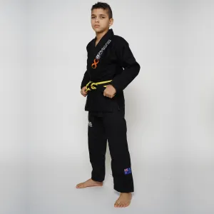 PRO LIGHT JIU JITSU GI KIDS BLACK BRAUS