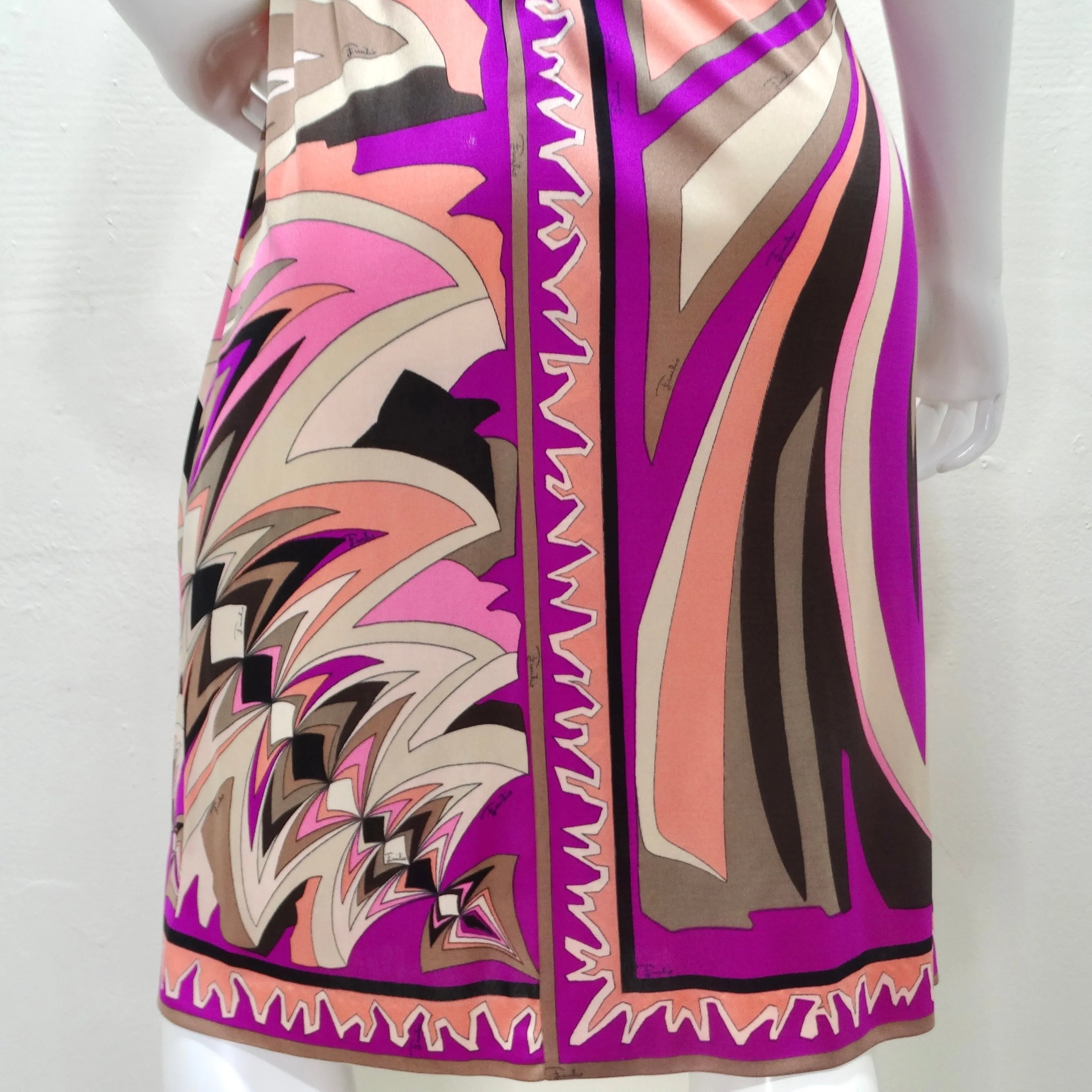 Pucci 1960s Printed Multicolor Dress