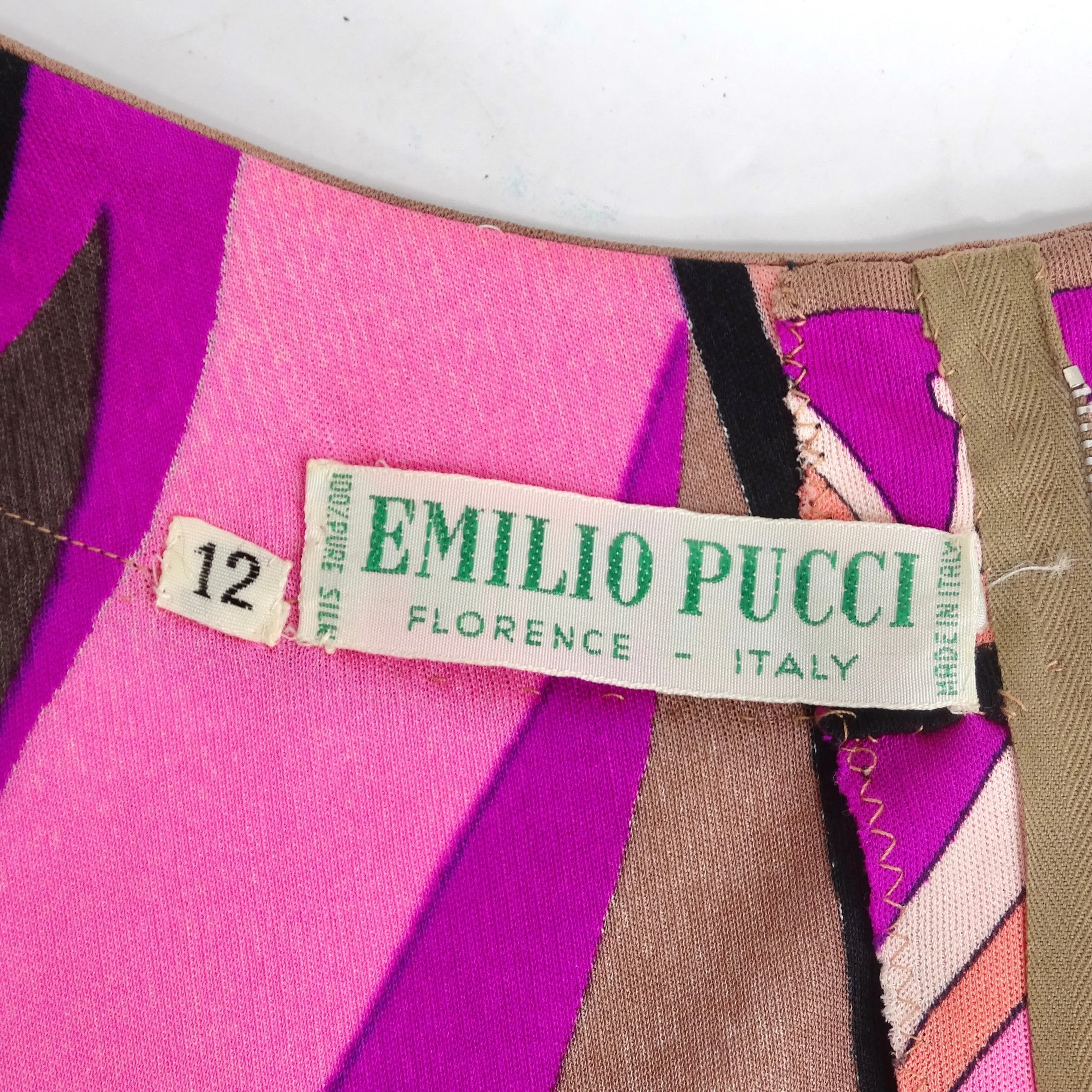 Pucci 1960s Printed Multicolor Dress