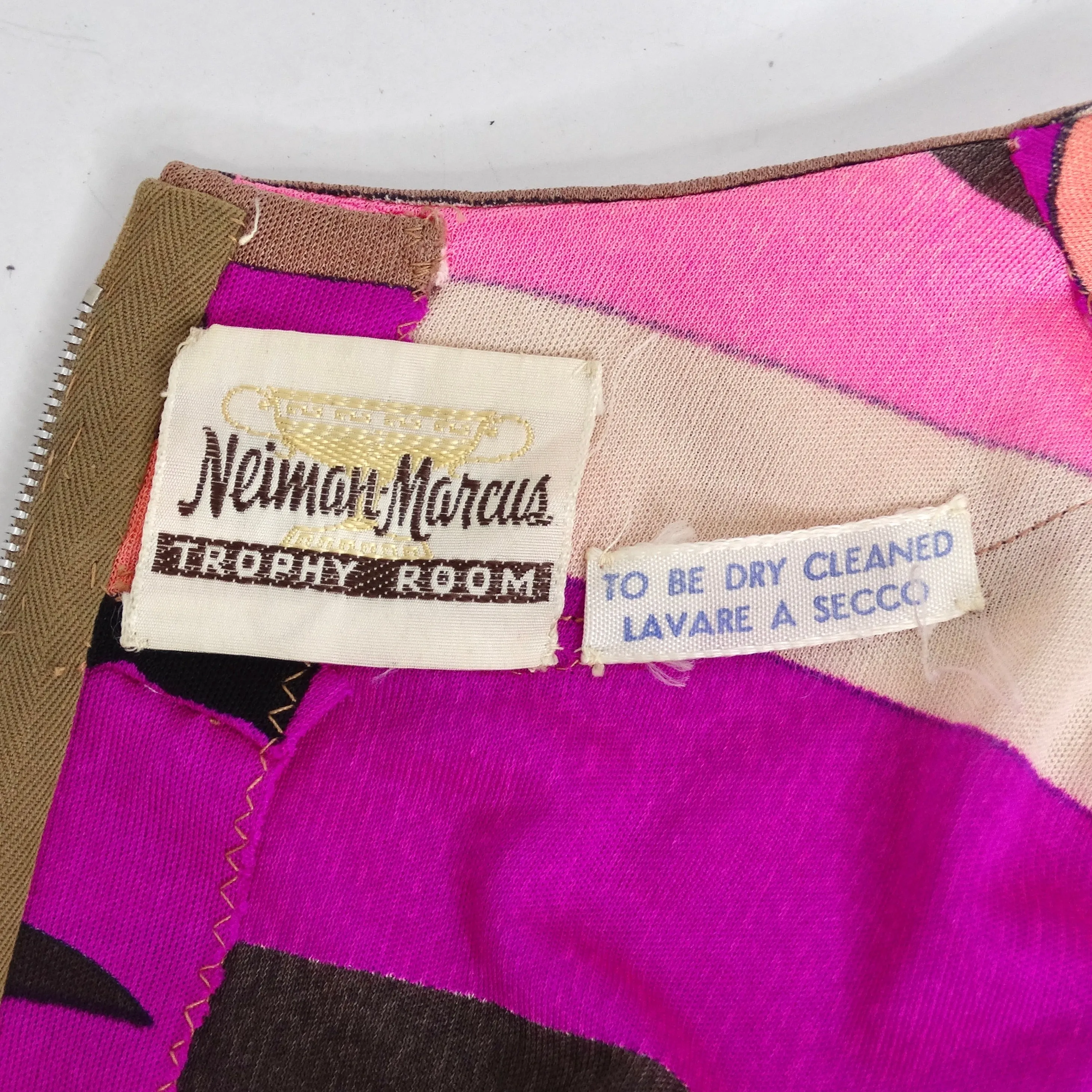 Pucci 1960s Printed Multicolor Dress