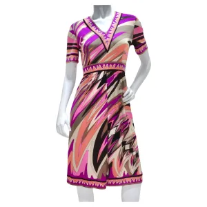 Pucci 1960s Printed Multicolor Dress