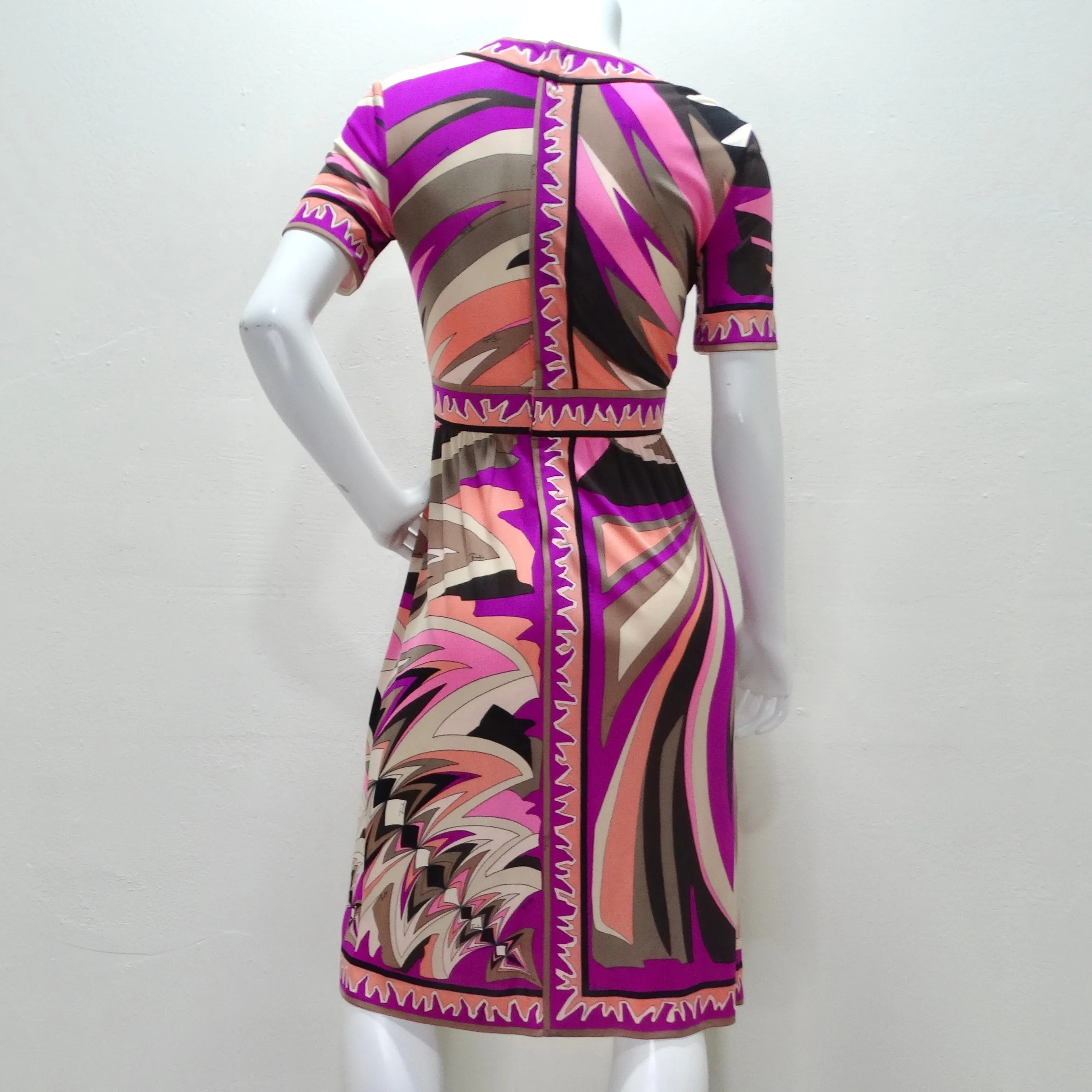 Pucci 1960s Printed Multicolor Dress