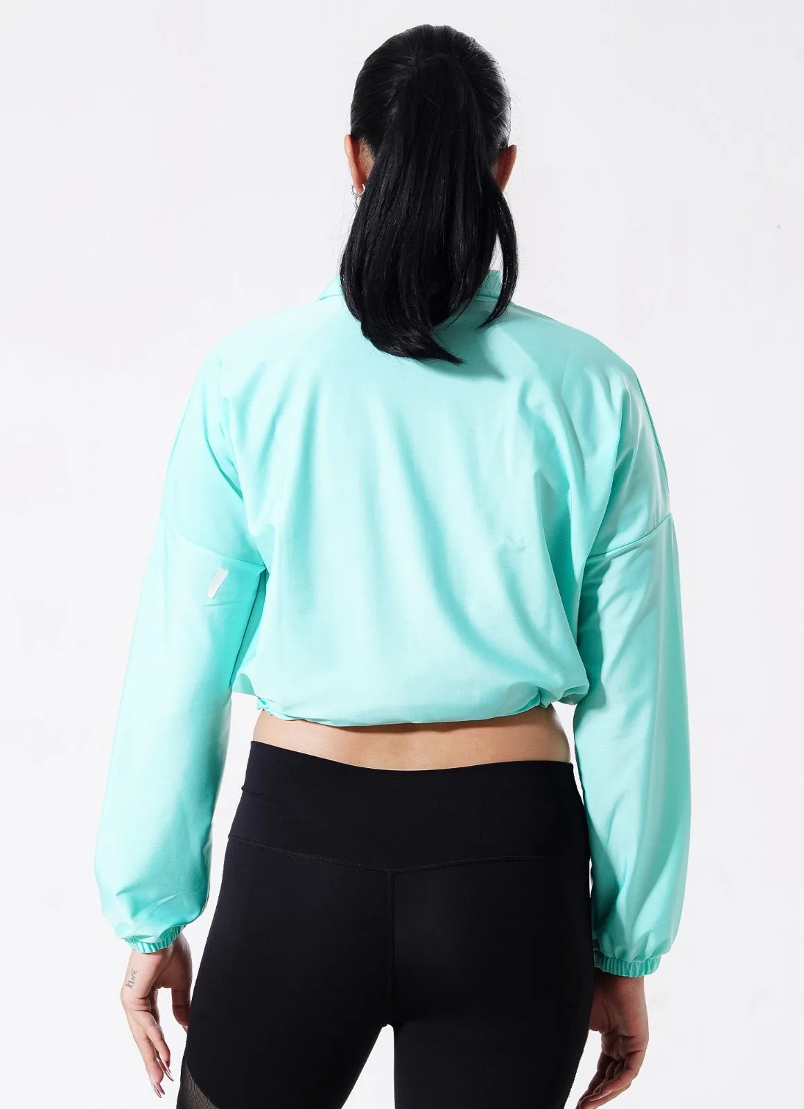 Pursue Zipper Top - Sea Green