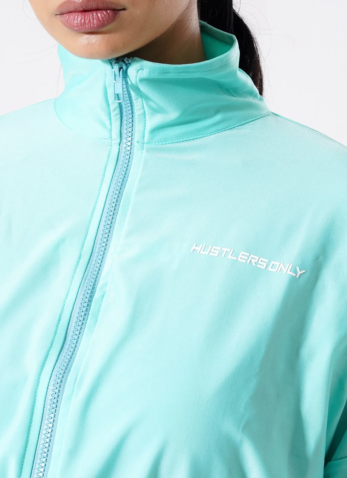 Pursue Zipper Top - Sea Green