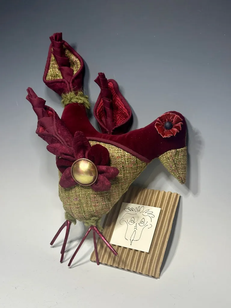 "JOSEPHINE" MIXED MEDIA SOFT SCULPTURE