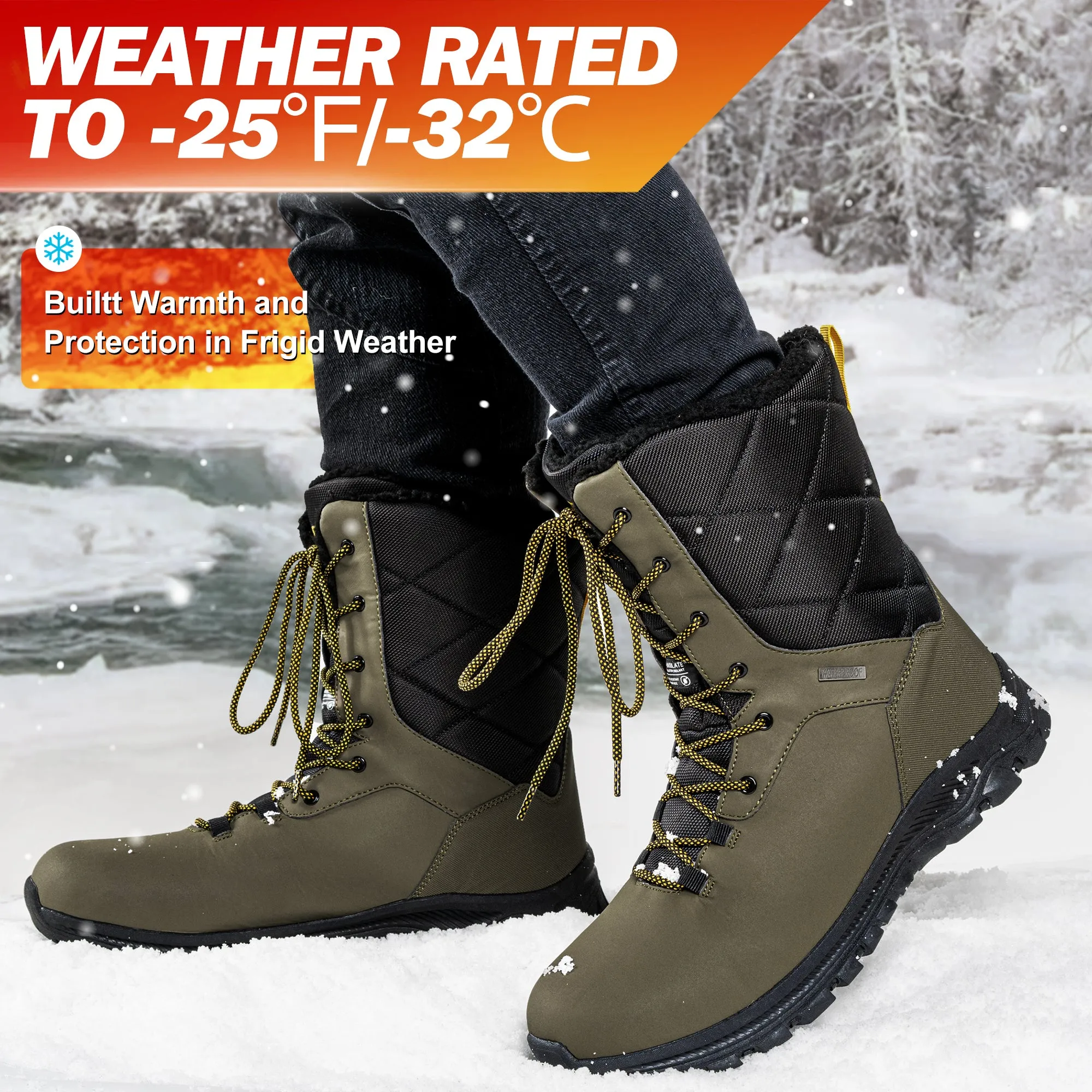 R CORD Man's Snow Boots