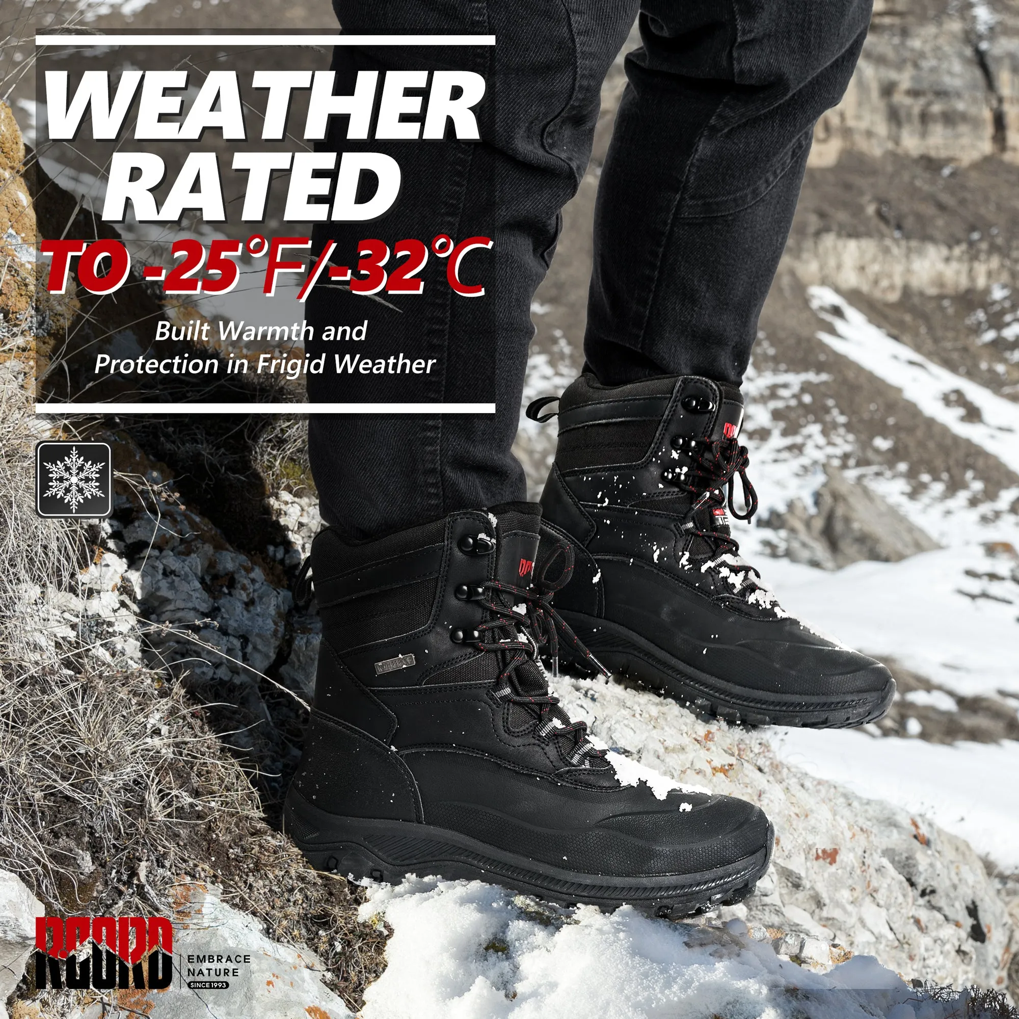 R CORD Man's Snow Boots
