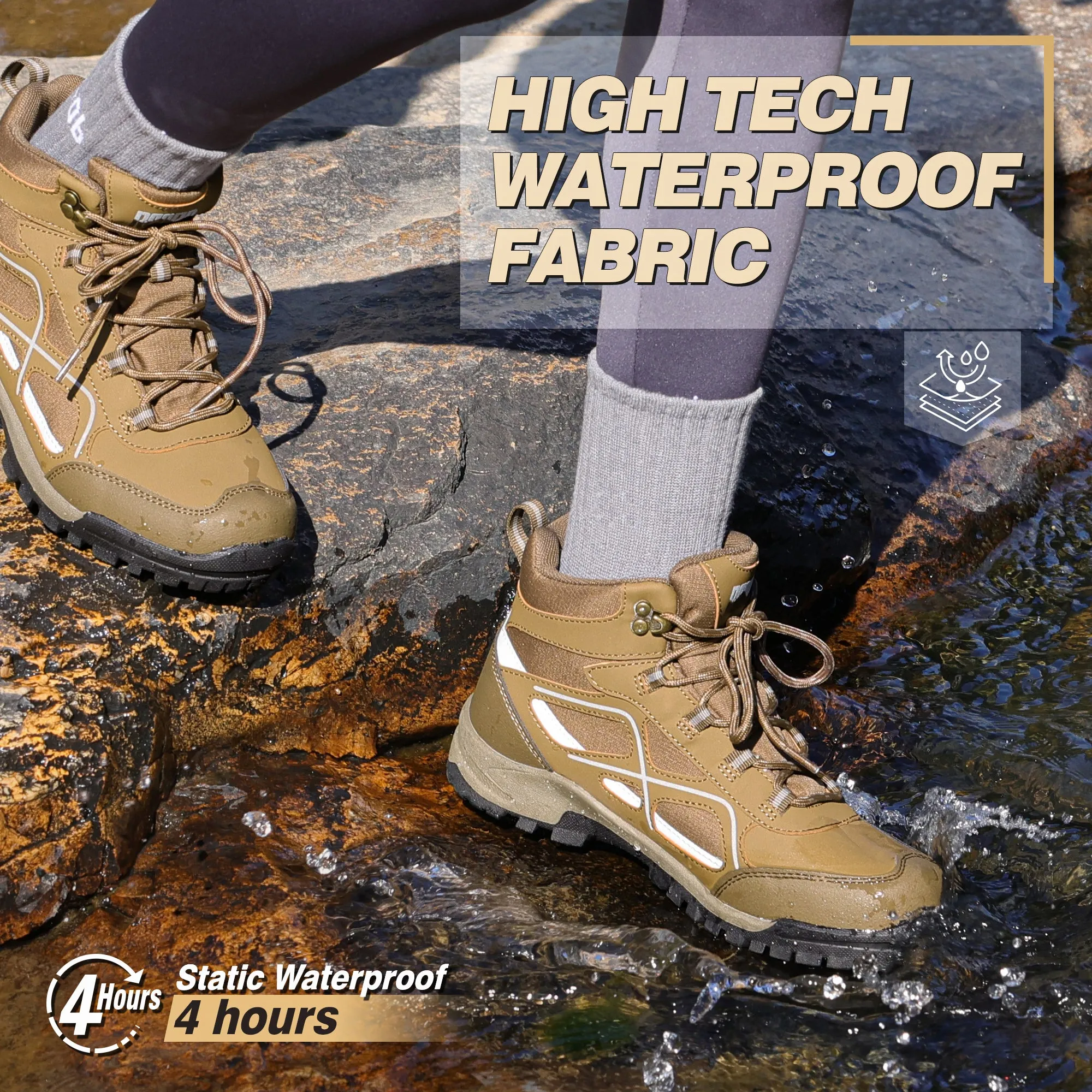 R CORD Women's Hiking Boots