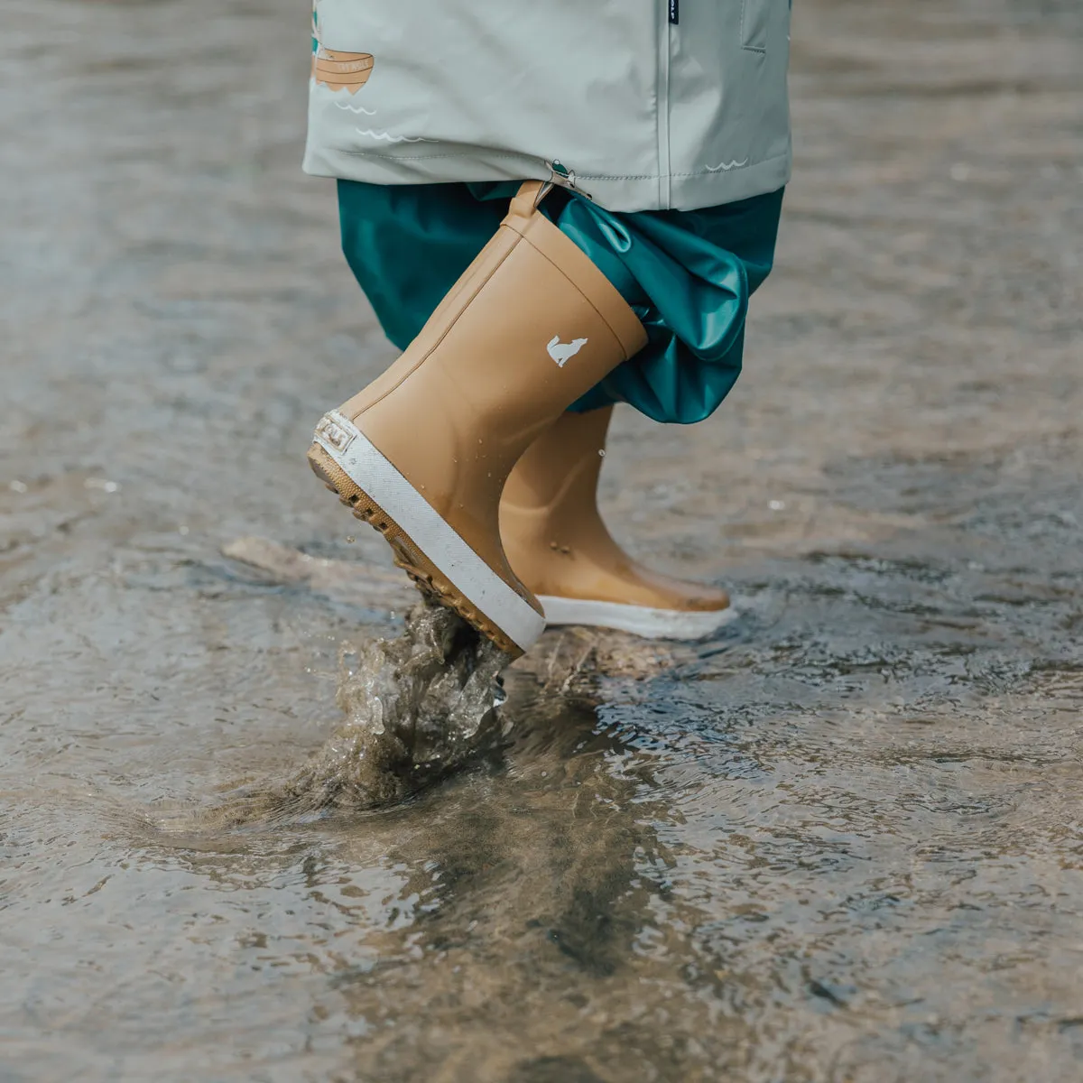 Rain Boots Tan