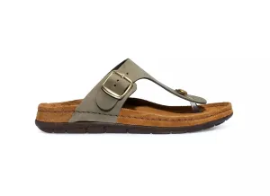 'Rodigo' women's toe slide sandal - green