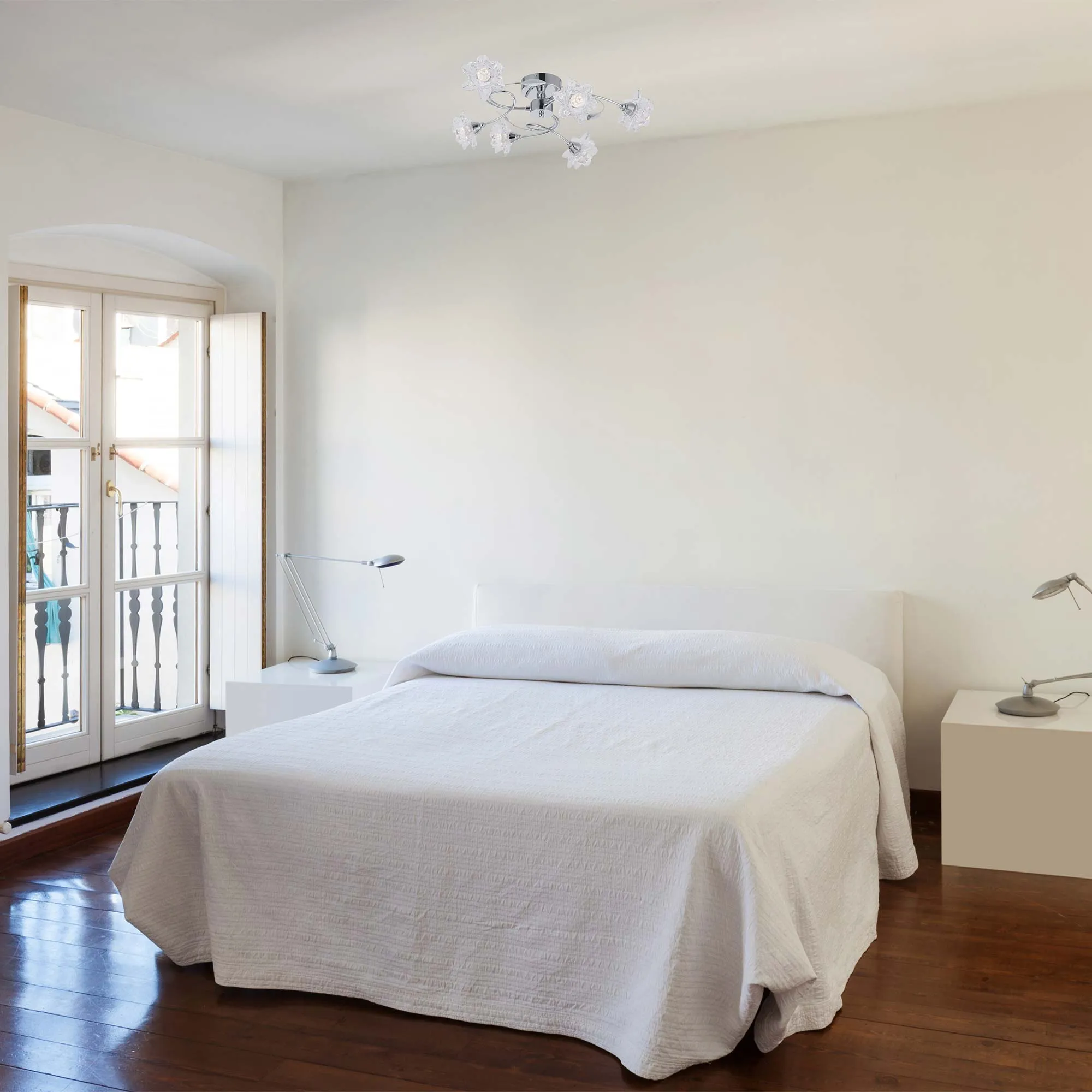 Ruislip 6 Arm, Pendant and 6 Plus 6 Arm Pendant LED Light