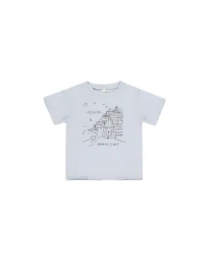 RYLEE   CRU- Amalfi Coast Raw Edge Tee