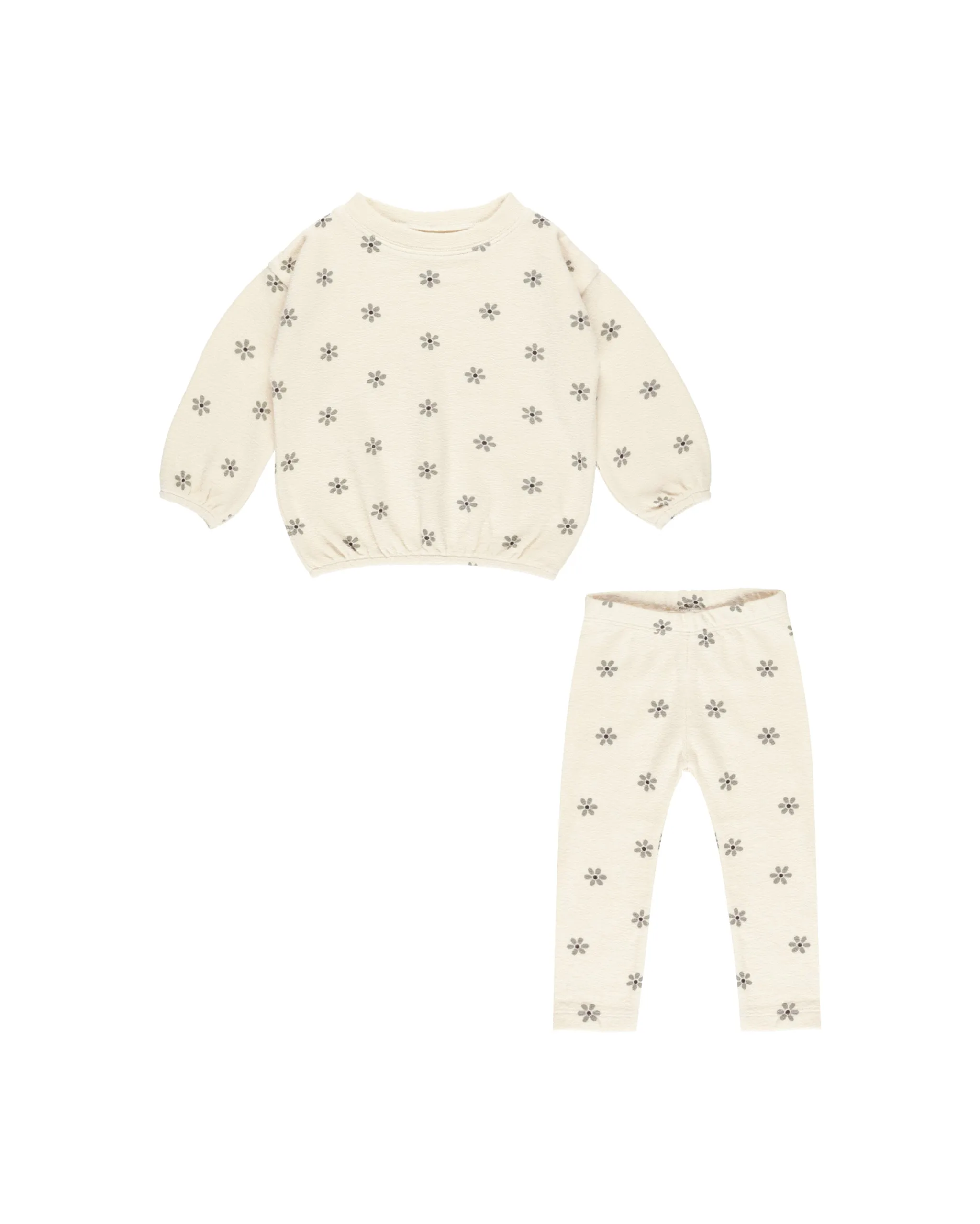 Rylee Cru- Spongey Knit Set (Daisy)