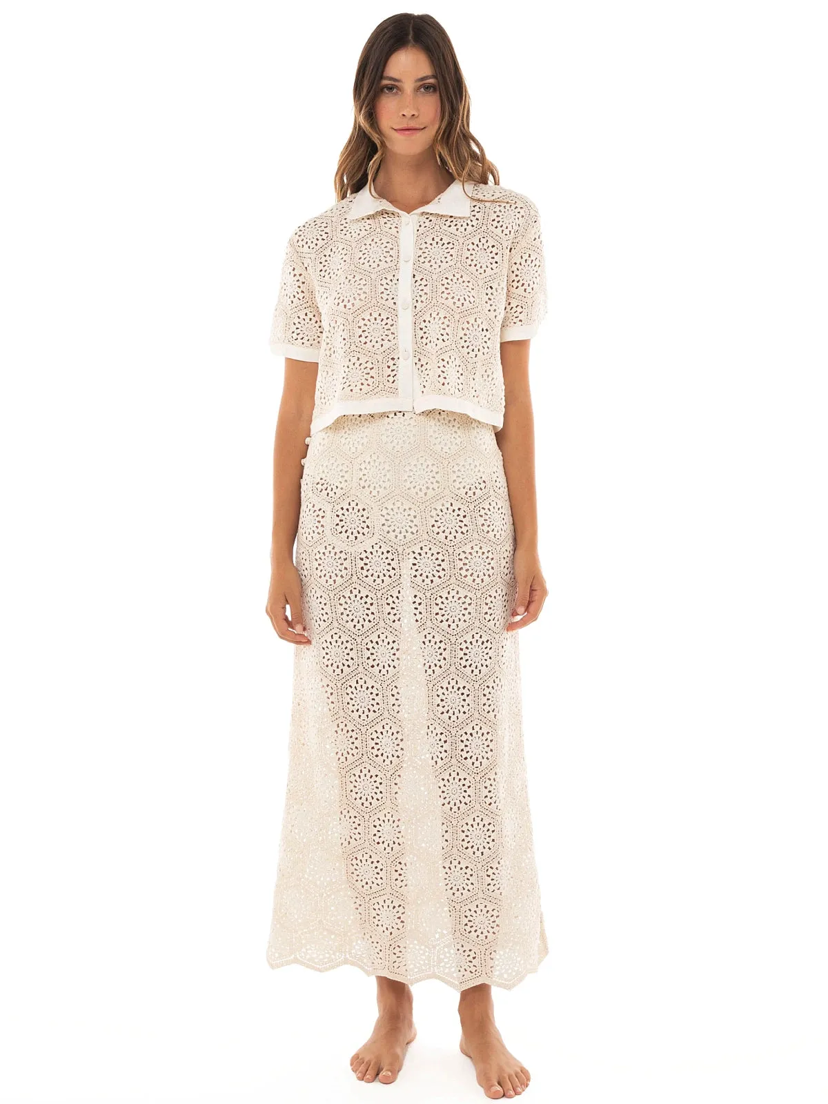 Shell Shirt-Tove Skirt