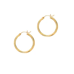 Sincerely Springer's 14k Yellow Gold Hoop Earrings -25mm
