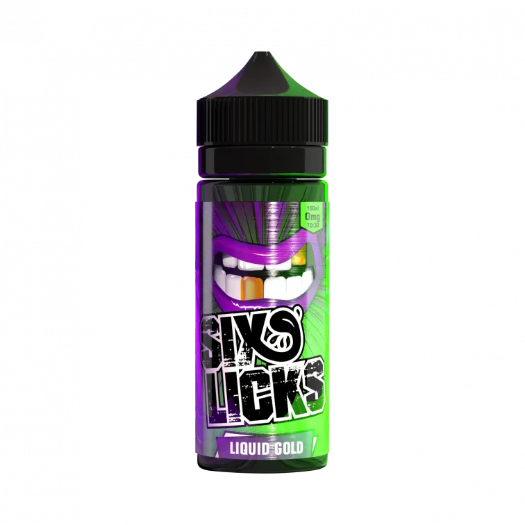 Six Licks Liquid Gold 100ML 0MG