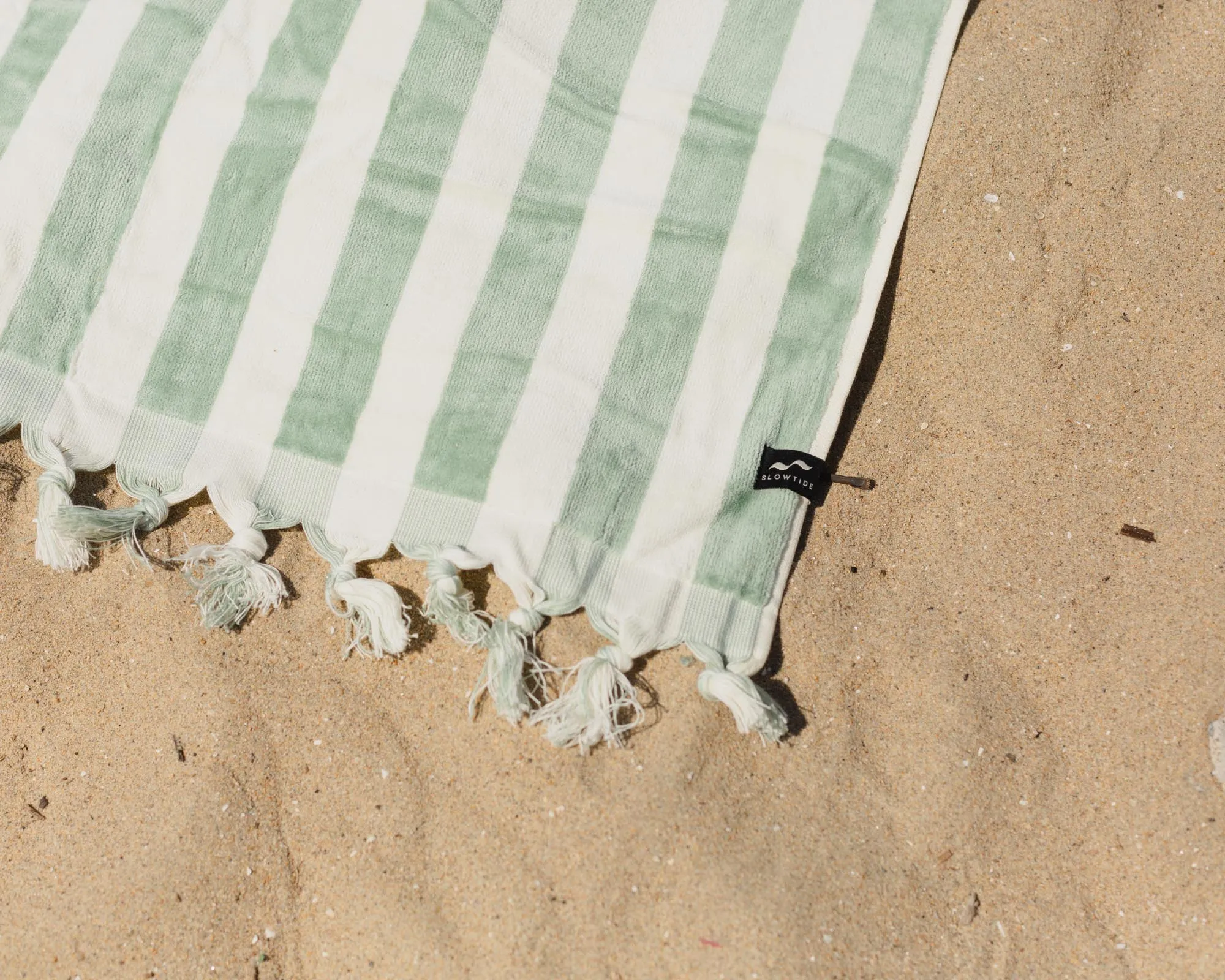 Slowtide Woven Towel- Cabana Fringe