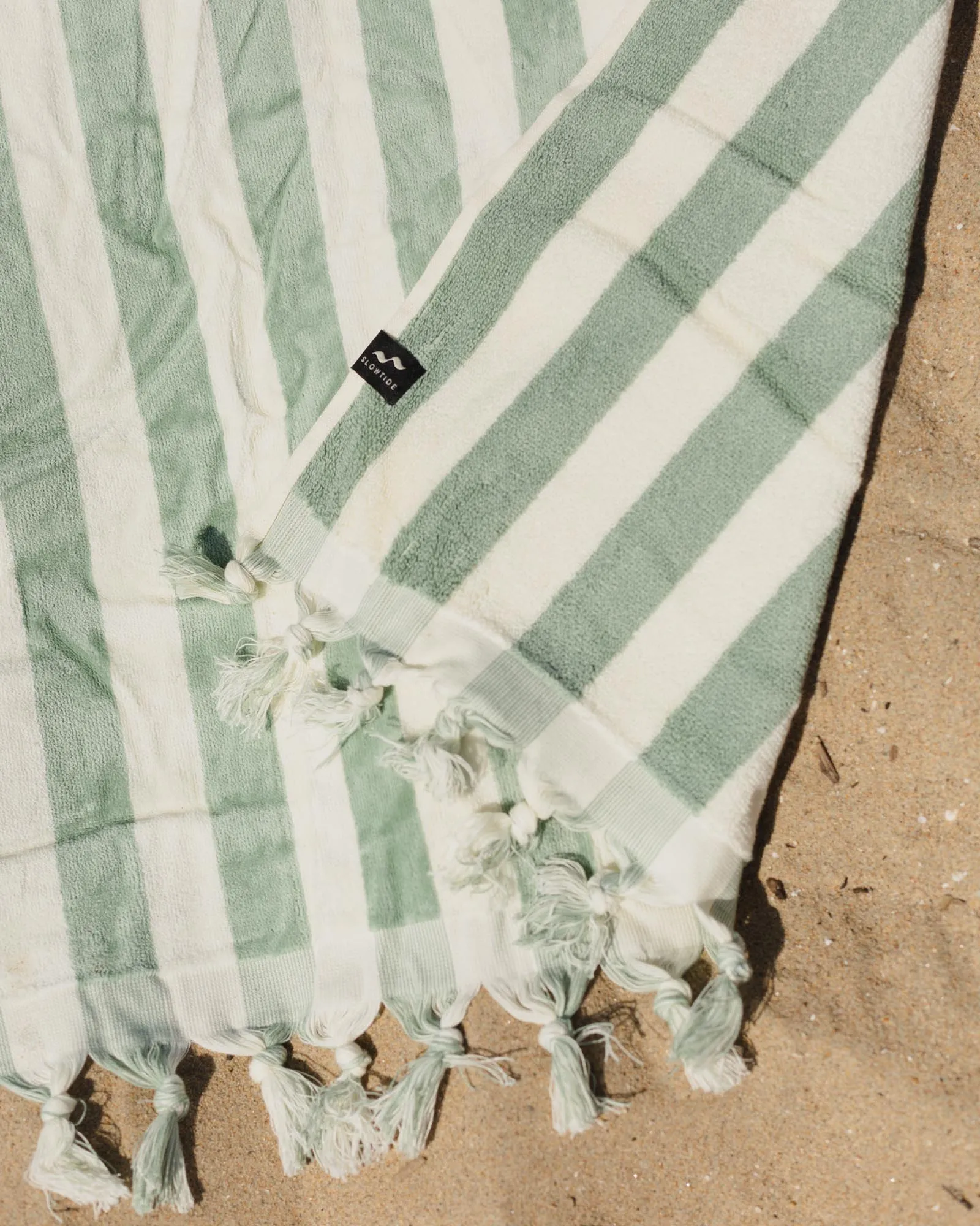 Slowtide Woven Towel- Cabana Fringe