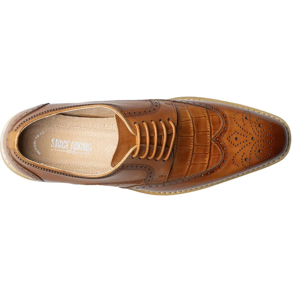 Stacy Adams Beaumont Wingtip Oxford in Tan