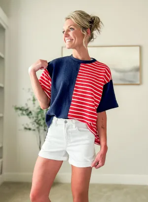 Stripes Boxy Top