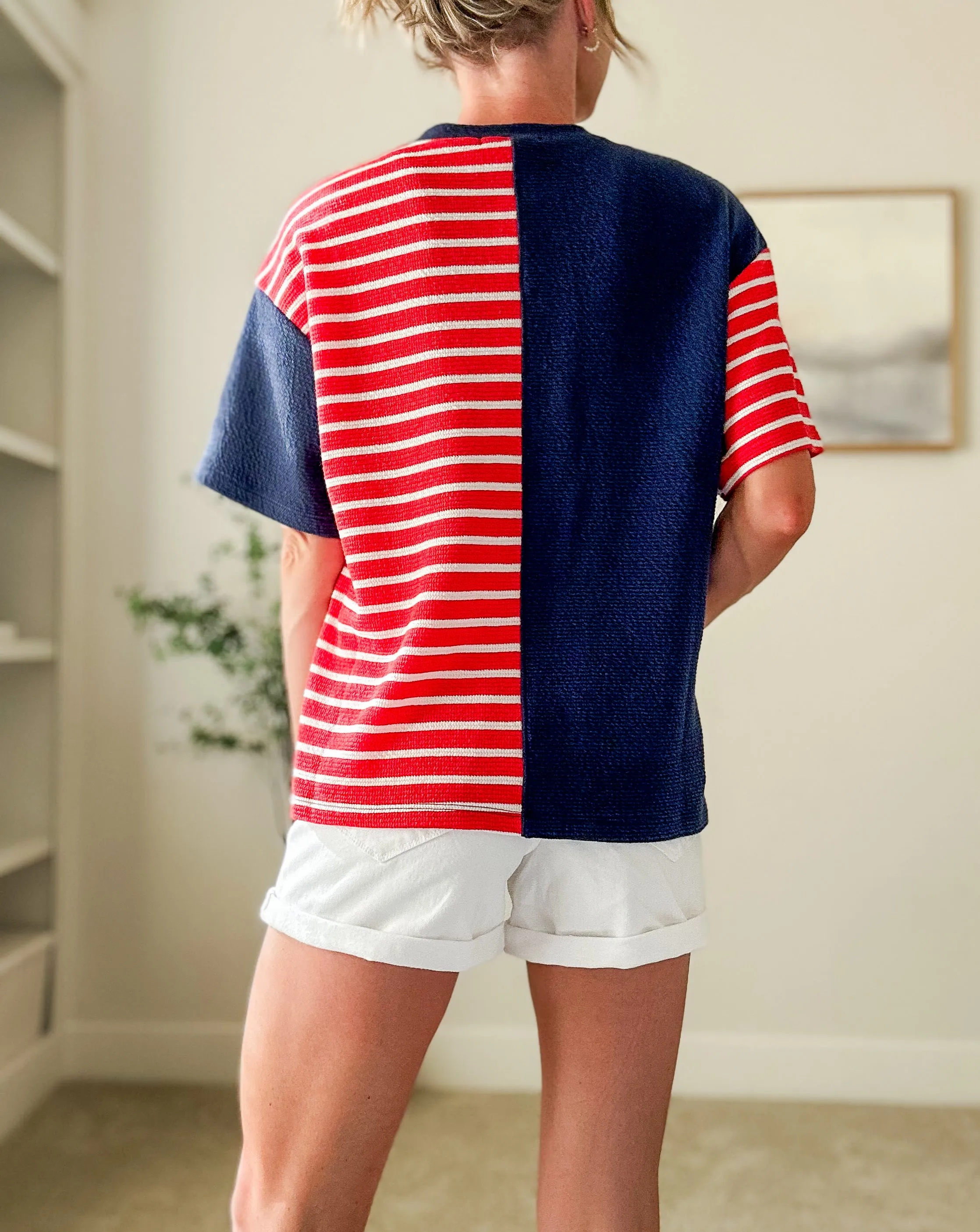 Stripes Boxy Top