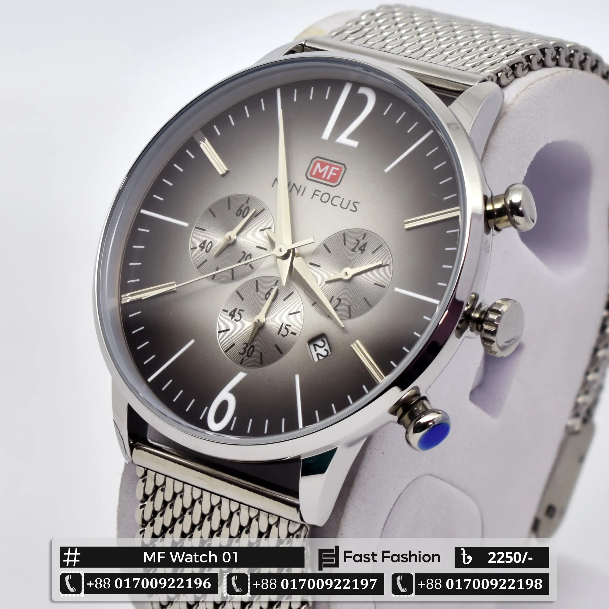 Stylish Quartz Business Class Original Mini Focus Watch For Men - MF Watch 01