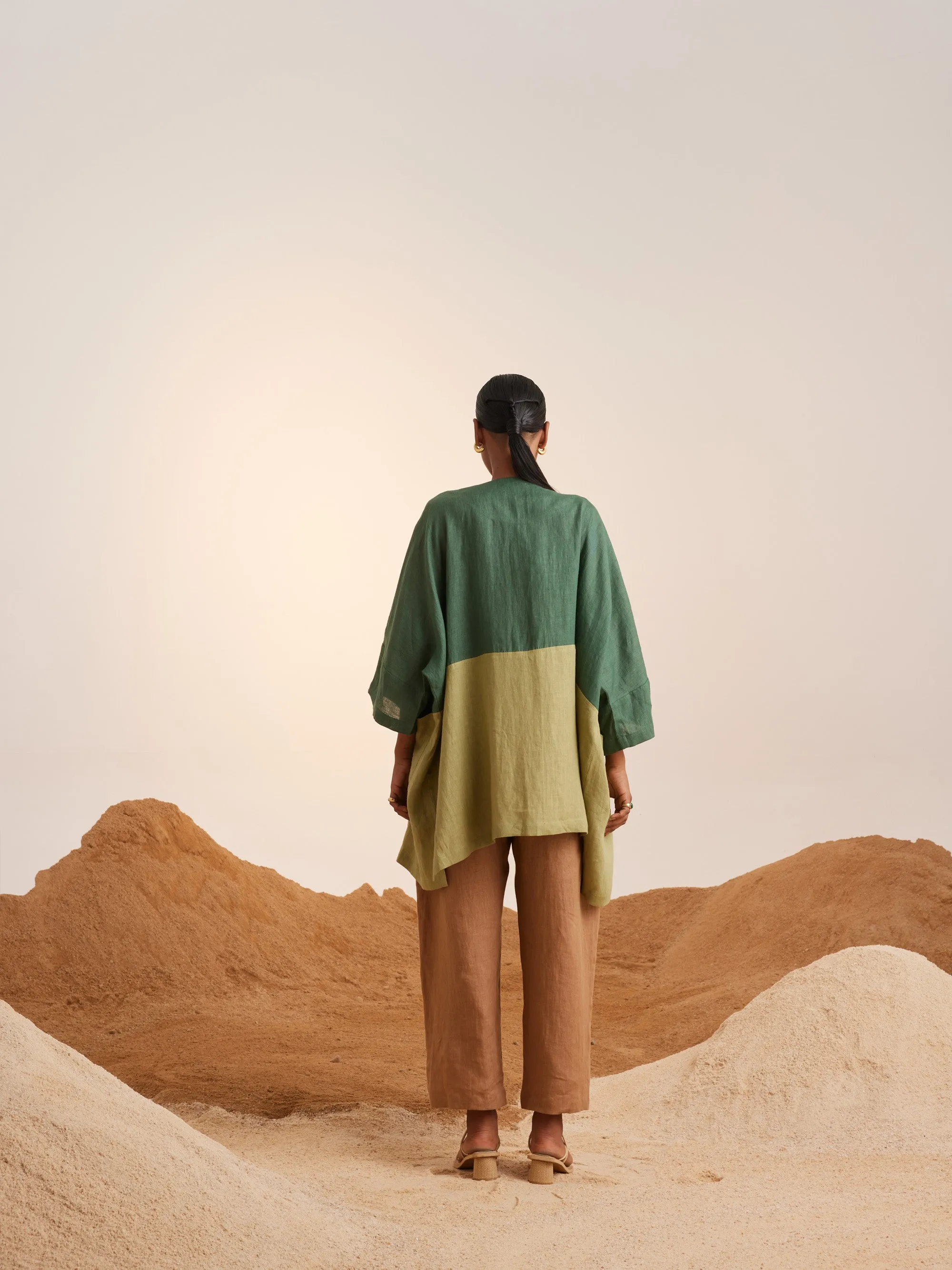 Summer Cape Overlay June-Fern-Macha -Linen-Ss25-Jc-Fm-Cord