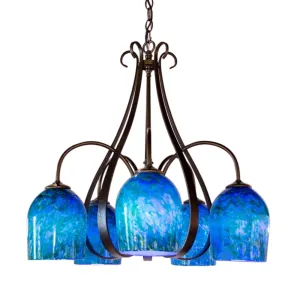 Sweeping Taper Downlight Chandelier (5 Light)