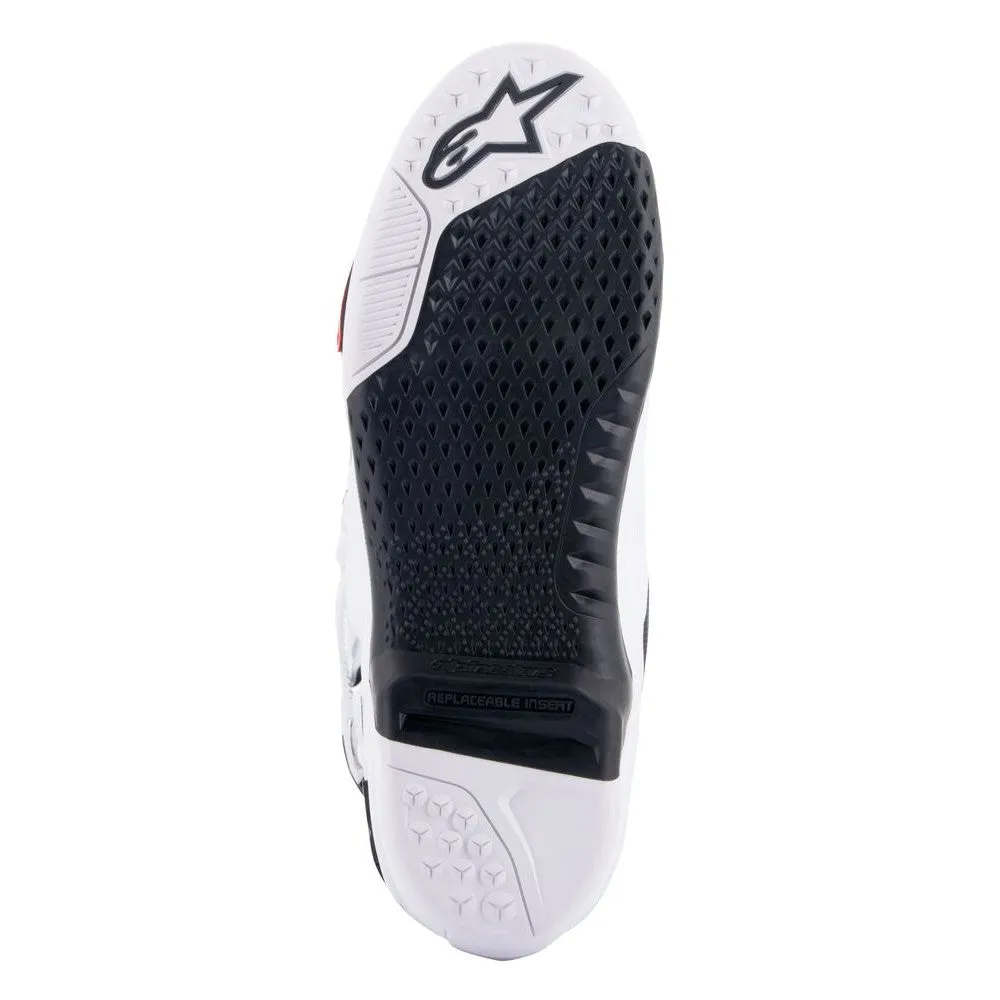 Tech-10 MX Boots Black/Red Fluoro/Orange Fluoro/White 8