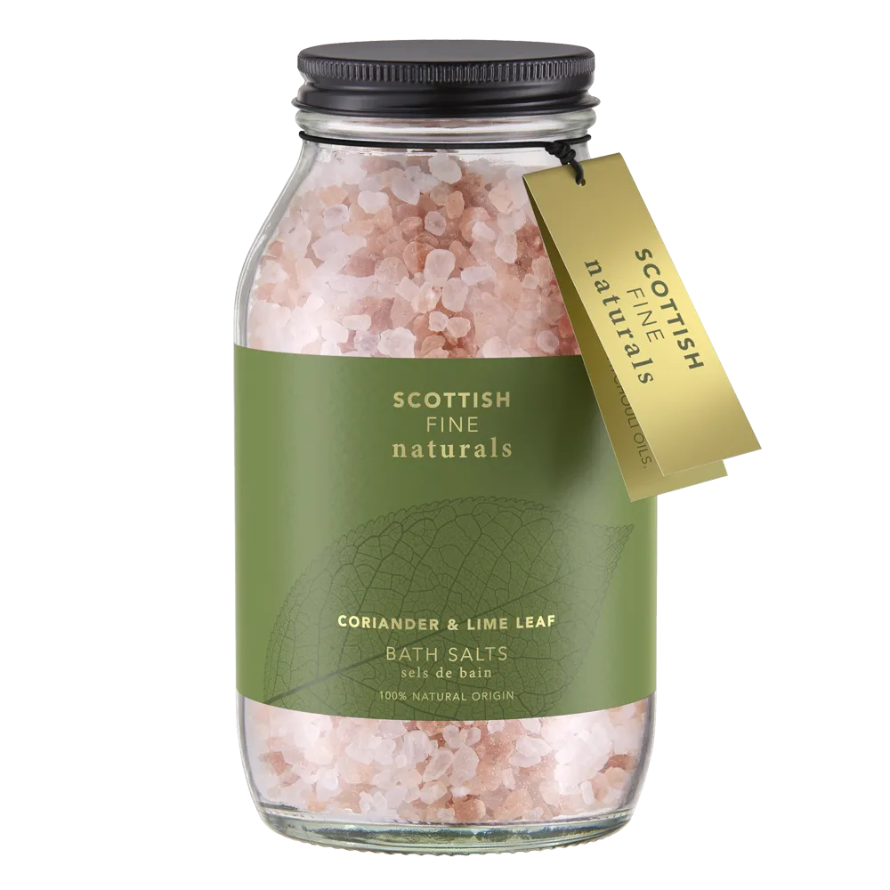 The Scottish Fine Soaps Company Naturals Bath Salts 500g Glass Jar