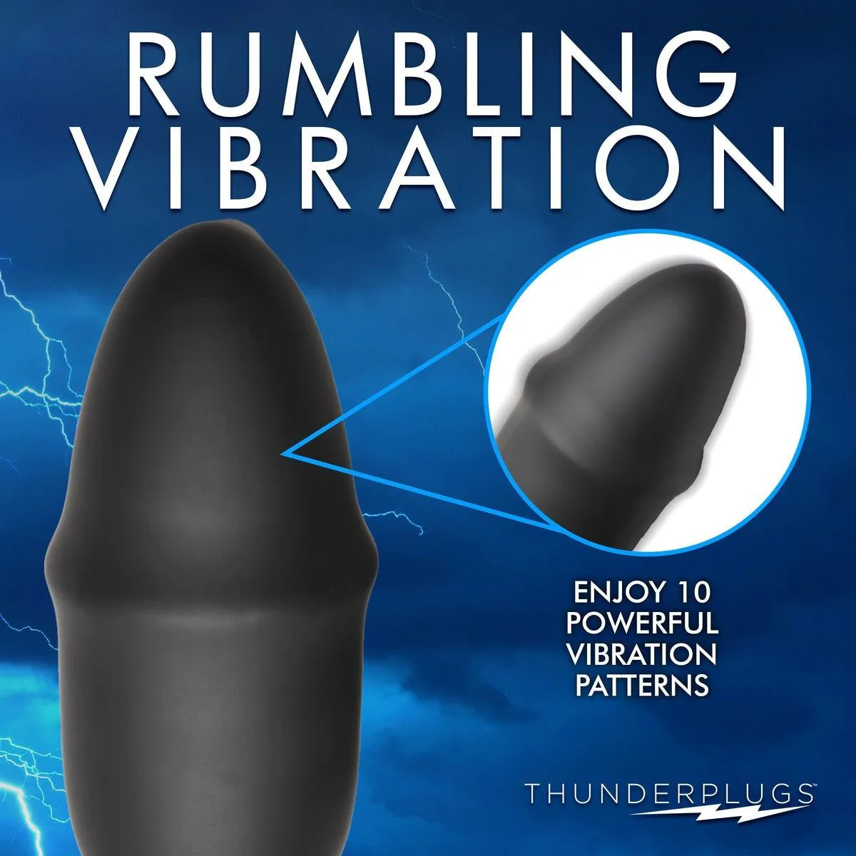 Thunderplugs 10x Sliding Ring Silicone Missile Plug