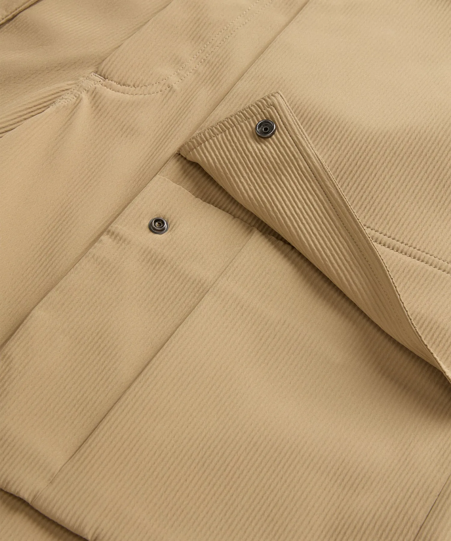 Todd Snyder x Woolrich Tech Cord Camp Short in Beige