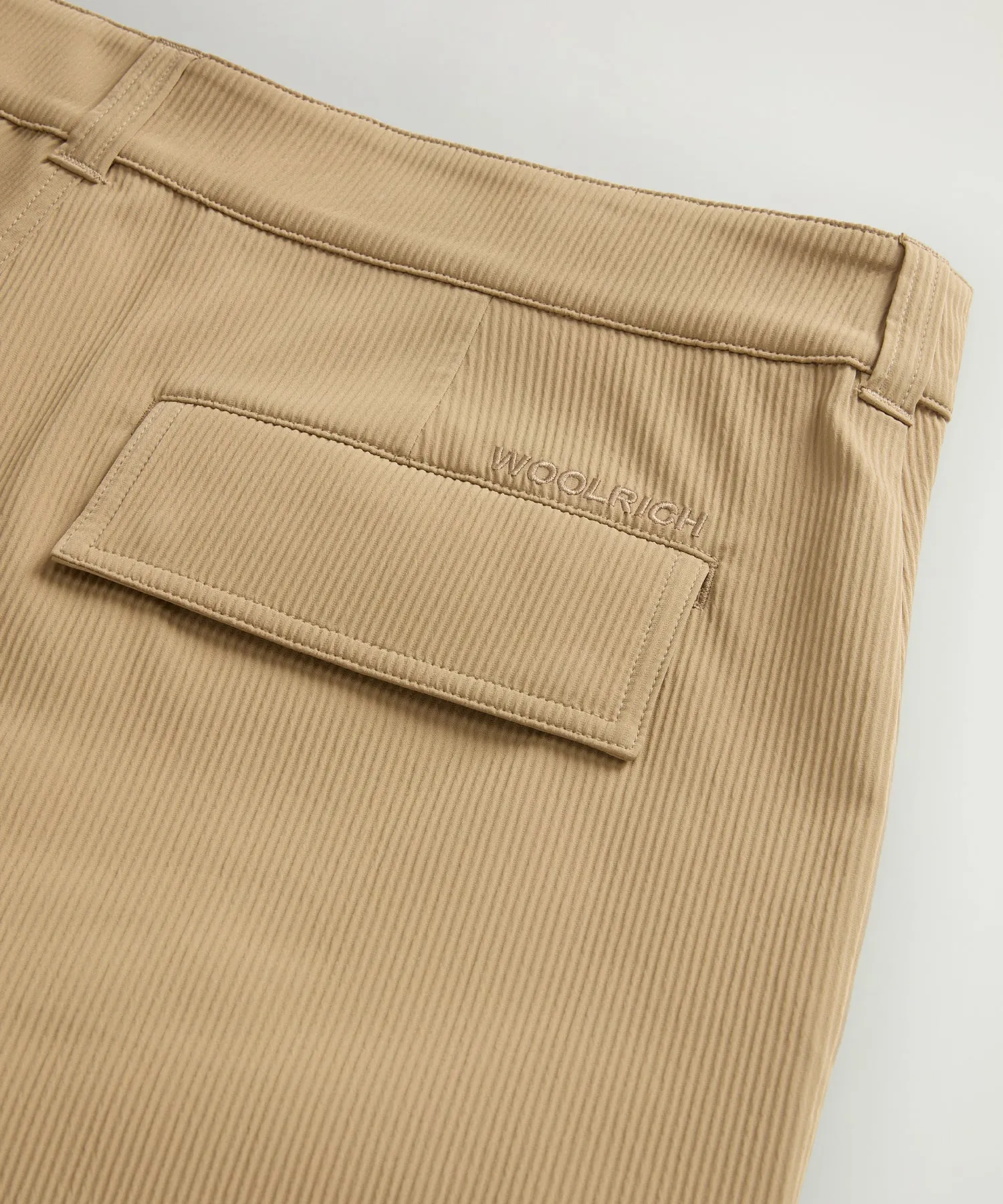 Todd Snyder x Woolrich Tech Cord Camp Short in Beige