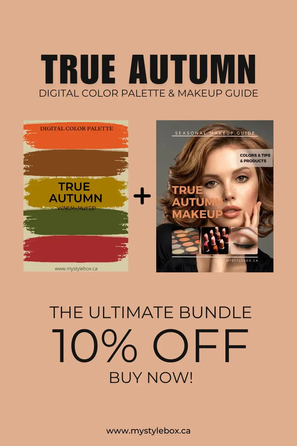 True (Warm) Autumn Color Season Makeup Guide