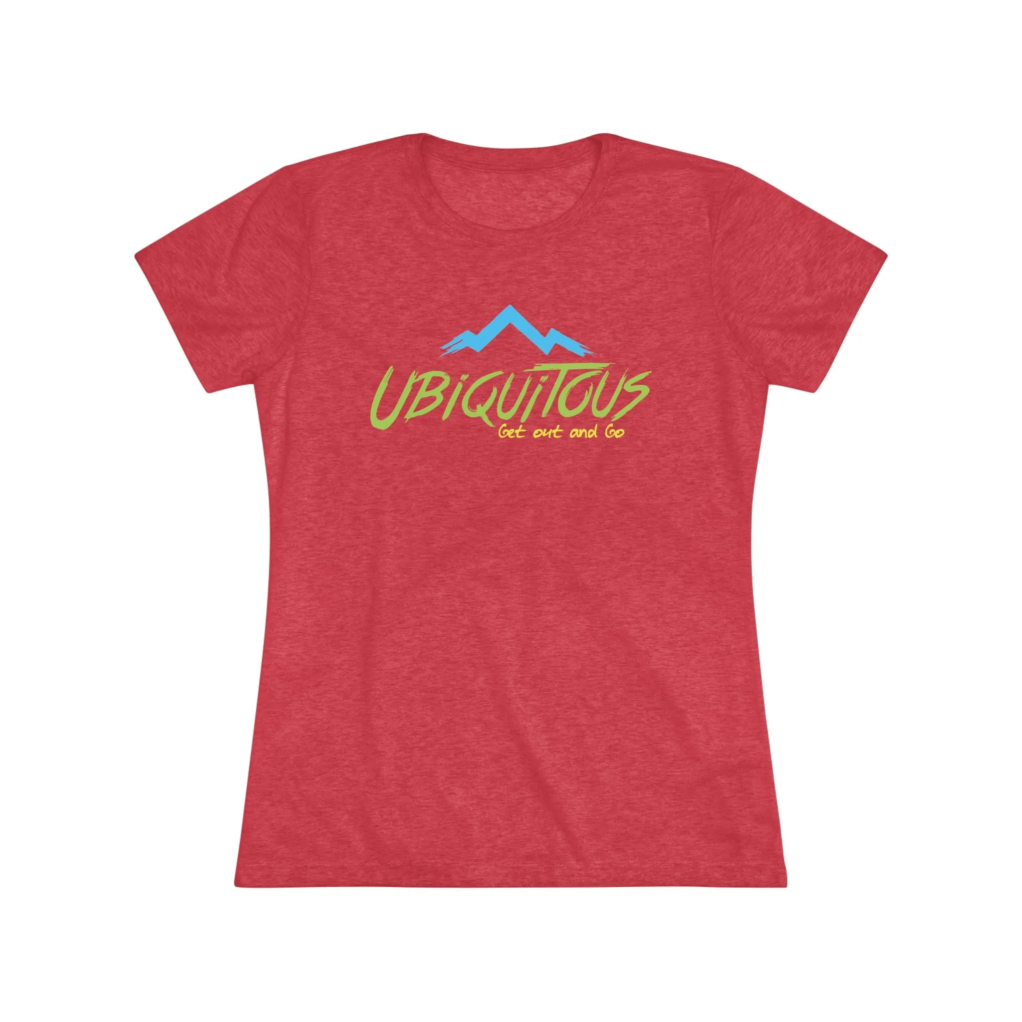 Ubiquitous Women's Triblend Tee - Get Out and Go Adventure Shirt