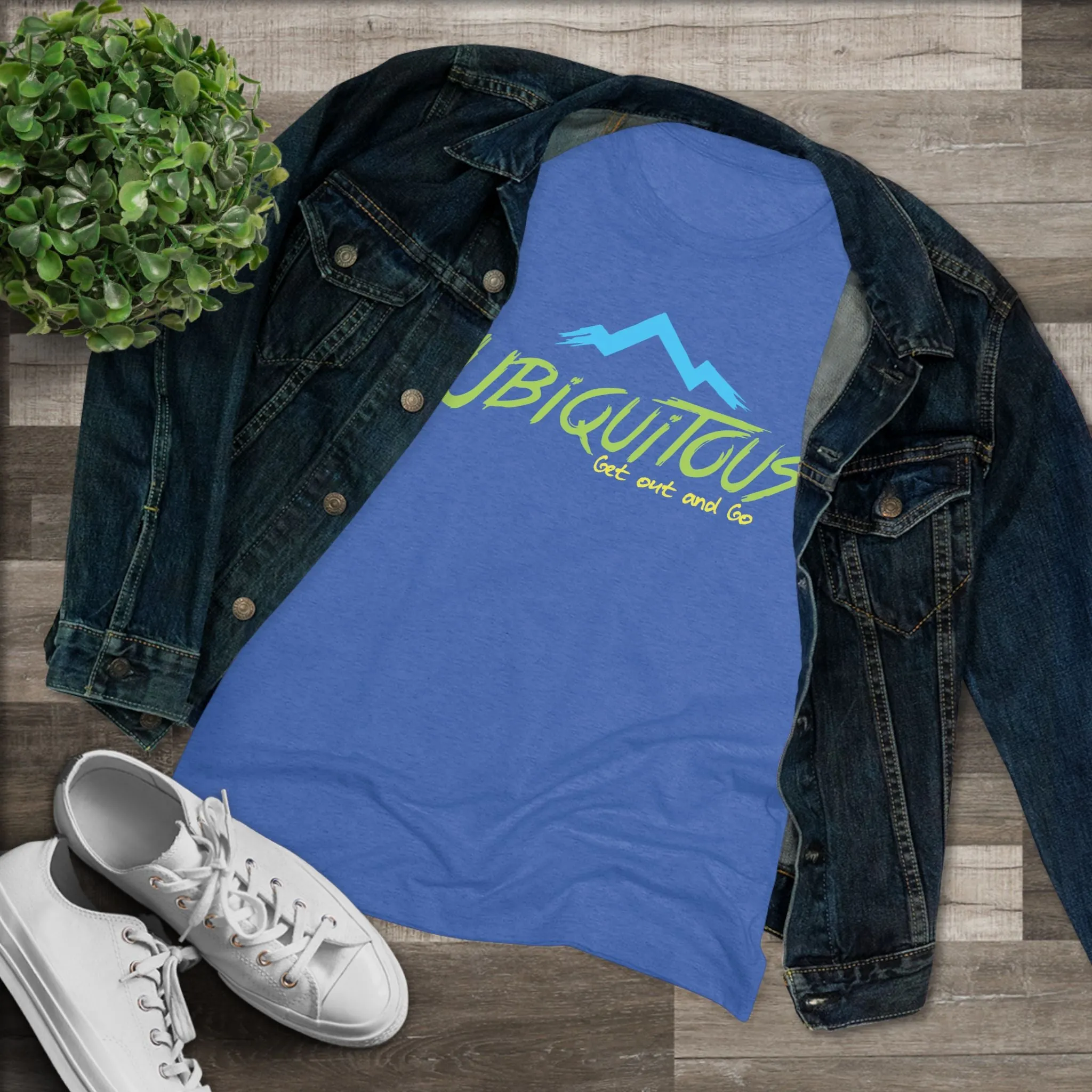 Ubiquitous Women's Triblend Tee - Get Out and Go Adventure Shirt