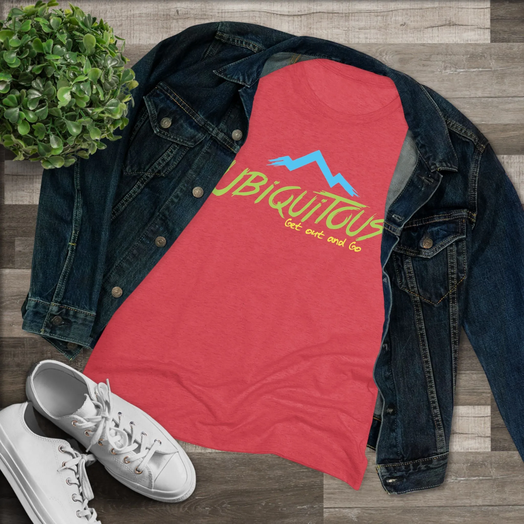 Ubiquitous Women's Triblend Tee - Get Out and Go Adventure Shirt