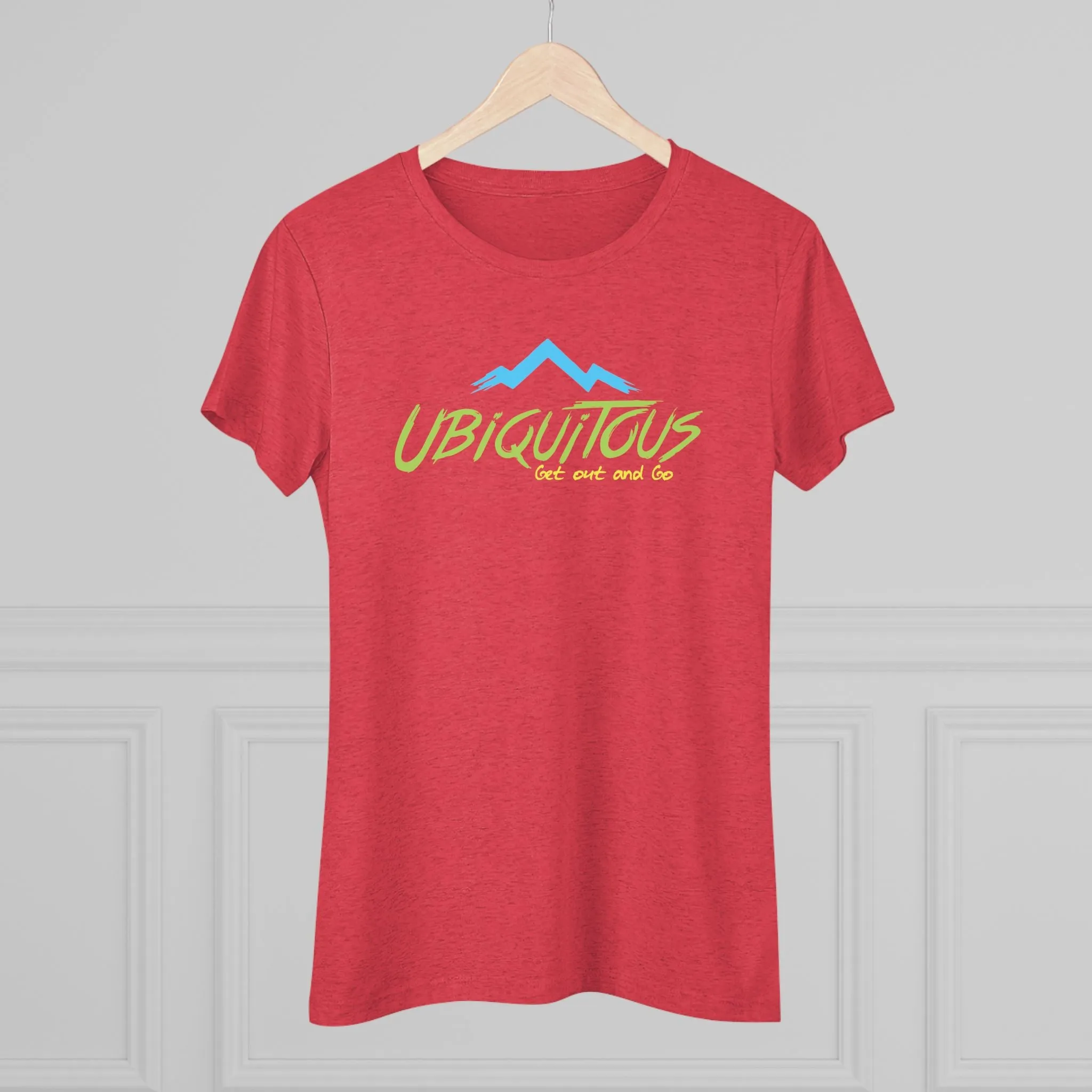 Ubiquitous Women's Triblend Tee - Get Out and Go Adventure Shirt