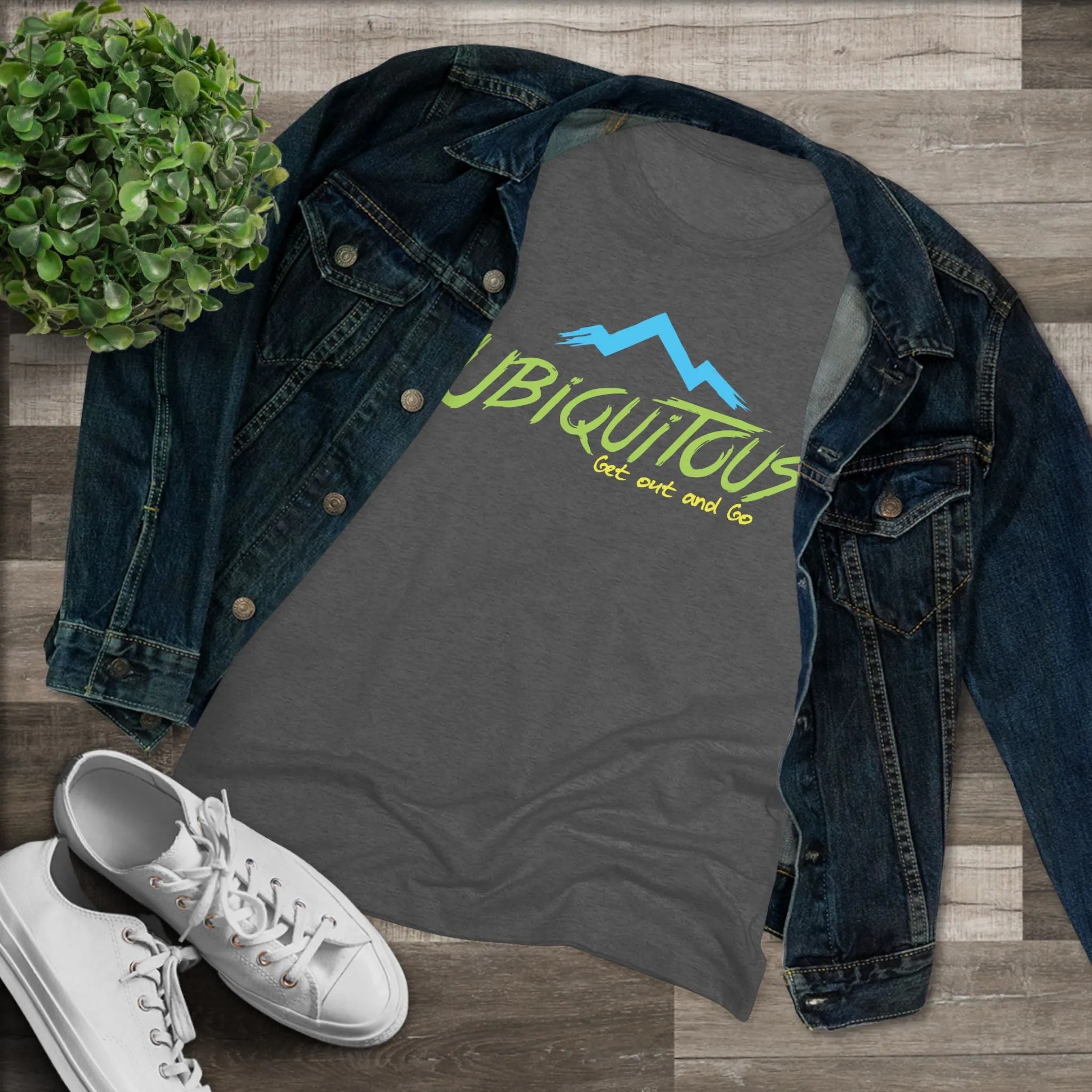 Ubiquitous Women's Triblend Tee - Get Out and Go Adventure Shirt