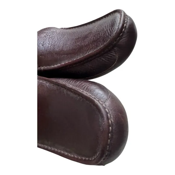 Ugg Men's Ascot Brown Slippers Fully Lined Sheepskin Size 11 US Preowned
