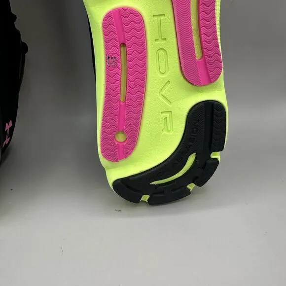 Under Armour HOVR Infinite 4 Running Shoes Black Green Pink 3024897-006 Men’s 11
