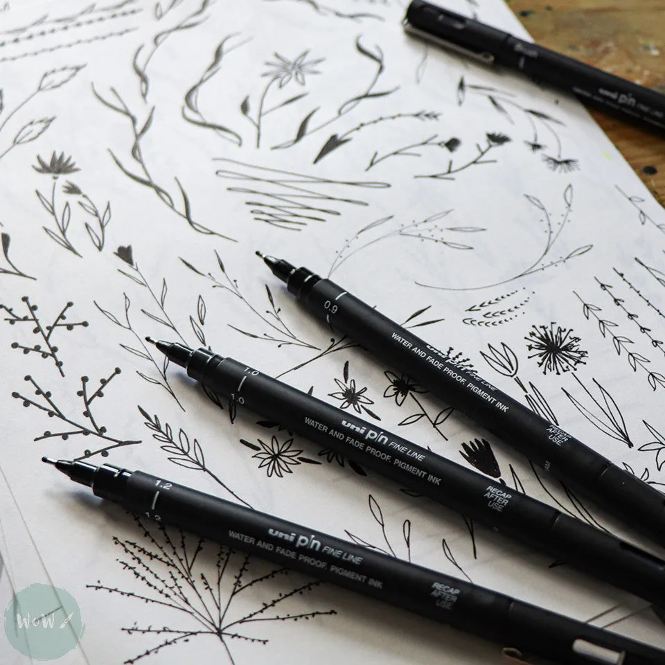 Uniball - Uni PIN - Fine line Pigment Pen - LIGHT GREY – BRUSH