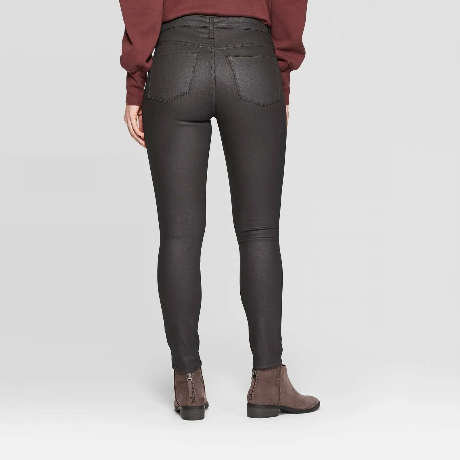 Universal Thread Women's Coated High Rise Skinny Jeans
