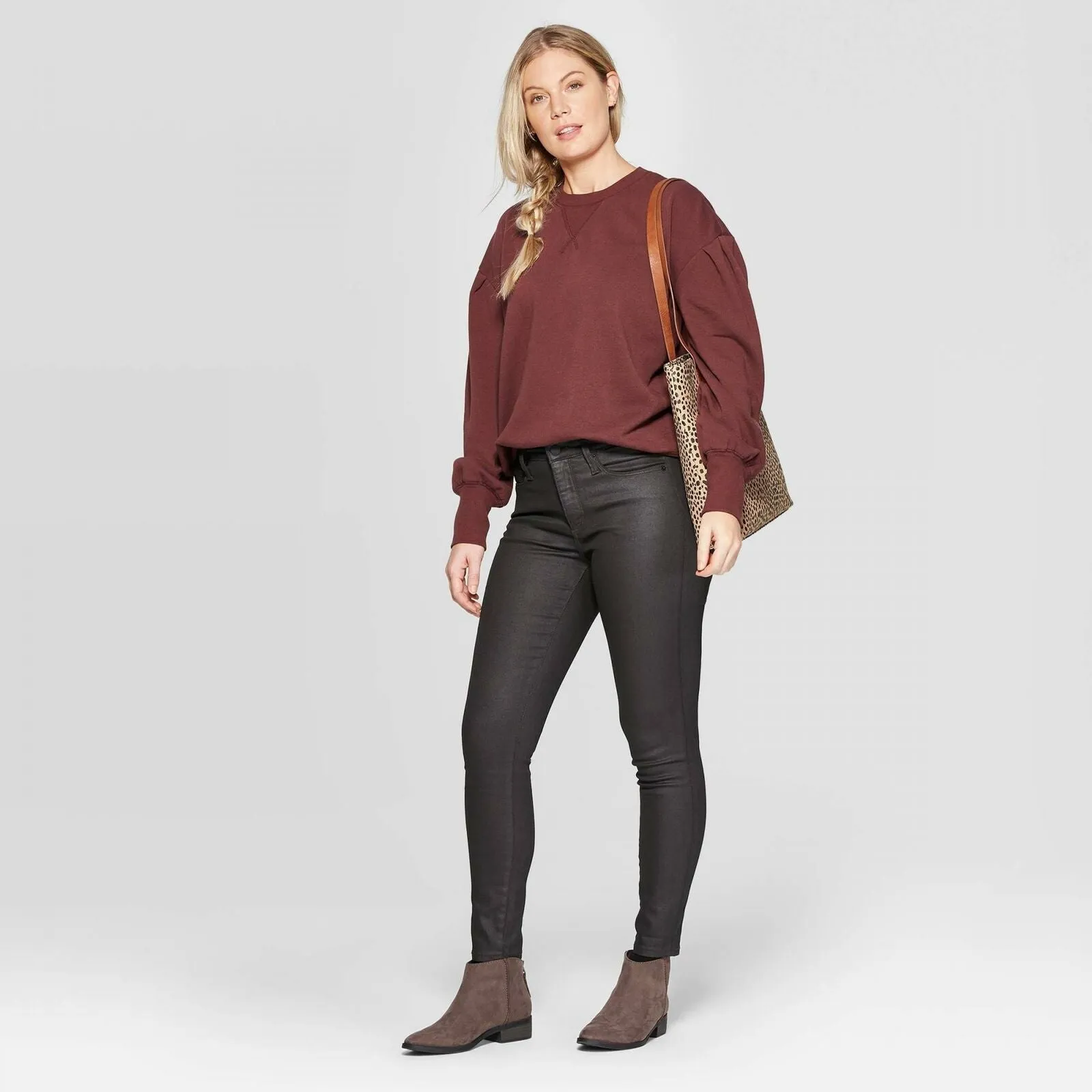 Universal Thread Women's Coated High Rise Skinny Jeans