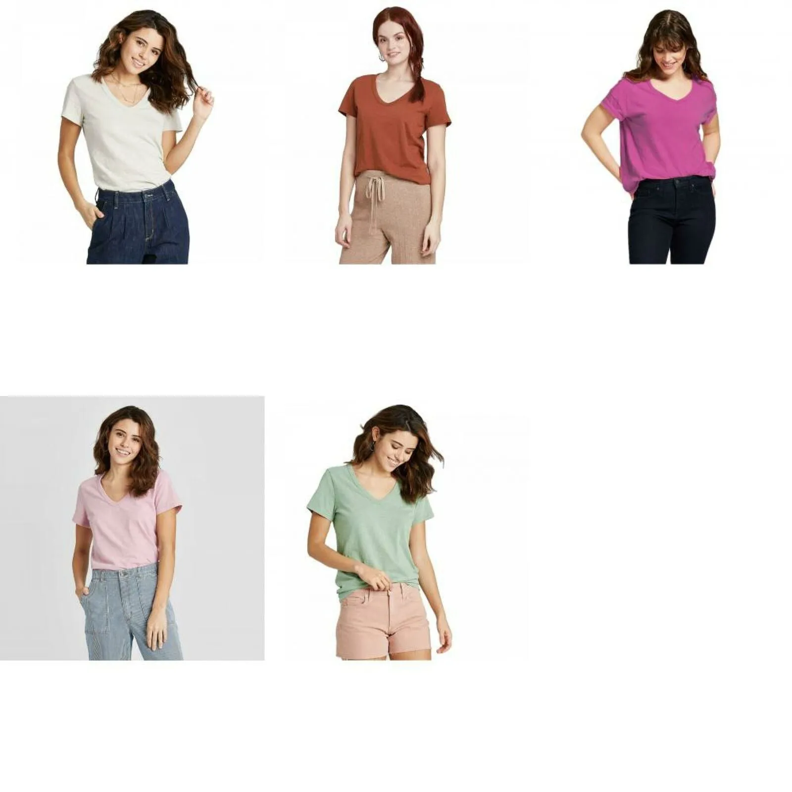 Universal Thread Women's Short Sleeve V-Neck T-Shirt